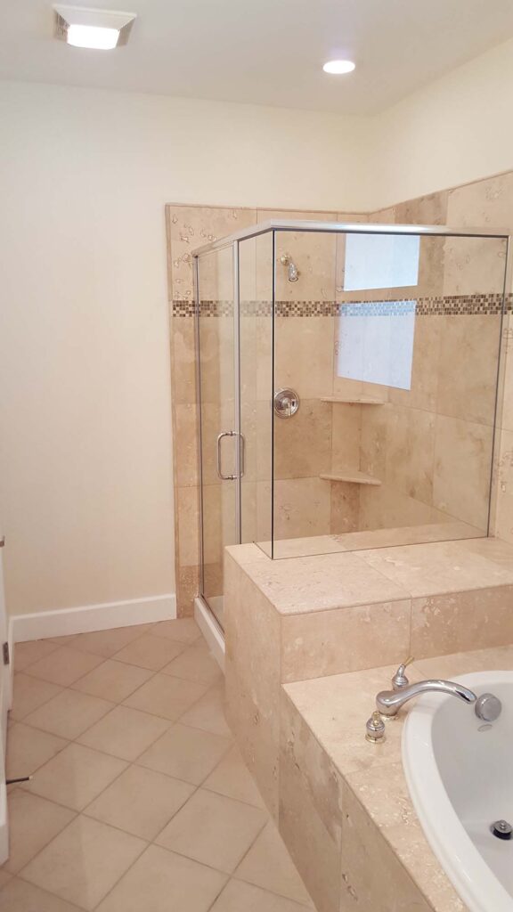 Series 90 Corner Stall Frameless Shower Enclosure